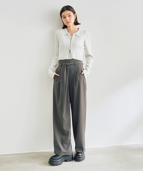 SALE50%OFF】COCODEAL ココディール 衿付きジップラメ