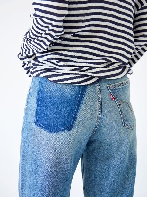 期間限定10%OFF】Ungrid アングリッド Levi's別注 RIBCAGE WIDE LEG