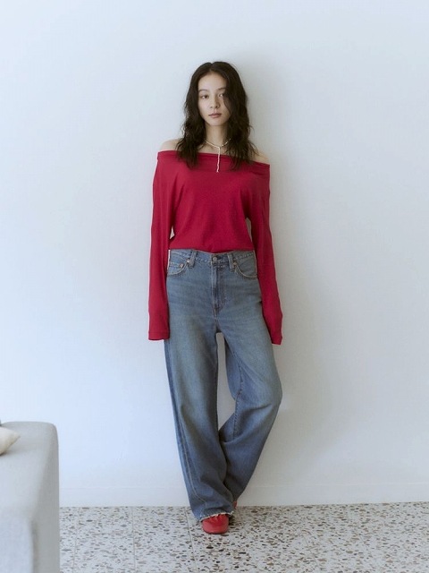 期間限定10%OFF】Ungrid アングリッド Levi's別注 RIBCAGE WIDE LEG