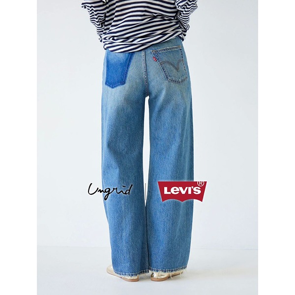 期間限定10%OFF】Ungrid アングリッド Levi's別注 RIBCAGE WIDE LEG