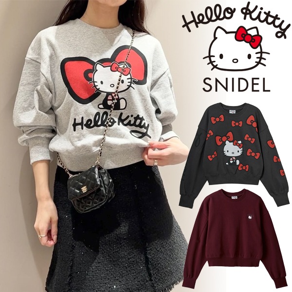 ��SALE50%OFF��SNIDEL ���ʥ��ǥ�  ��HELLO KITTY�ۥХꥨ�ץ륪���С� SWCT254255���������ݾڡ� ���ʥ��ǥ�ߥ��ƥ� �����    /����󥻥������Բľ��ʡ������ˤ�15���ޤ�¨��ȯ��(���˰ʳ�)��