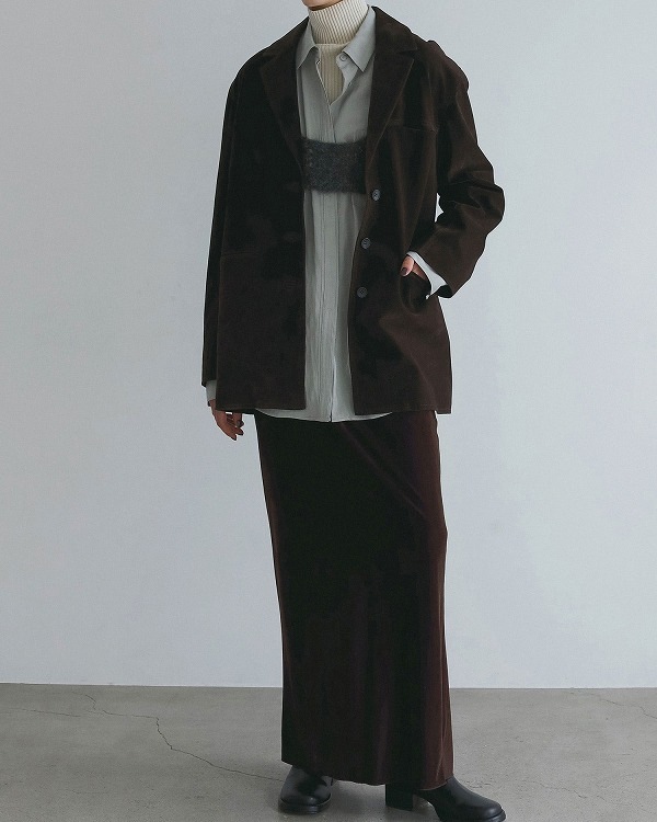 anuke アンヌーク Eco Suede Jacket 62620109 /キャンセル返品不可商品