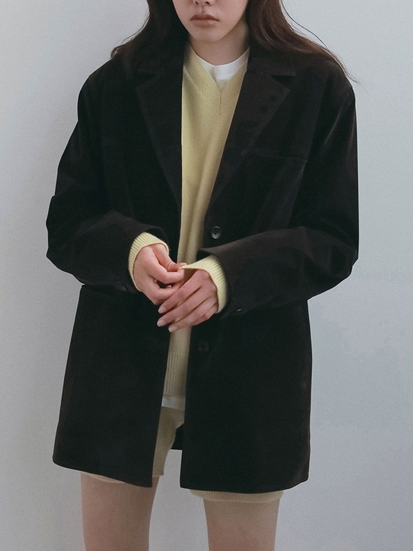 anuke Eco Suede Jacket アヌーク　36サイズ anuke アンヌーク Eco Suede Jacket 62620109 /キャンセル返品不可商品