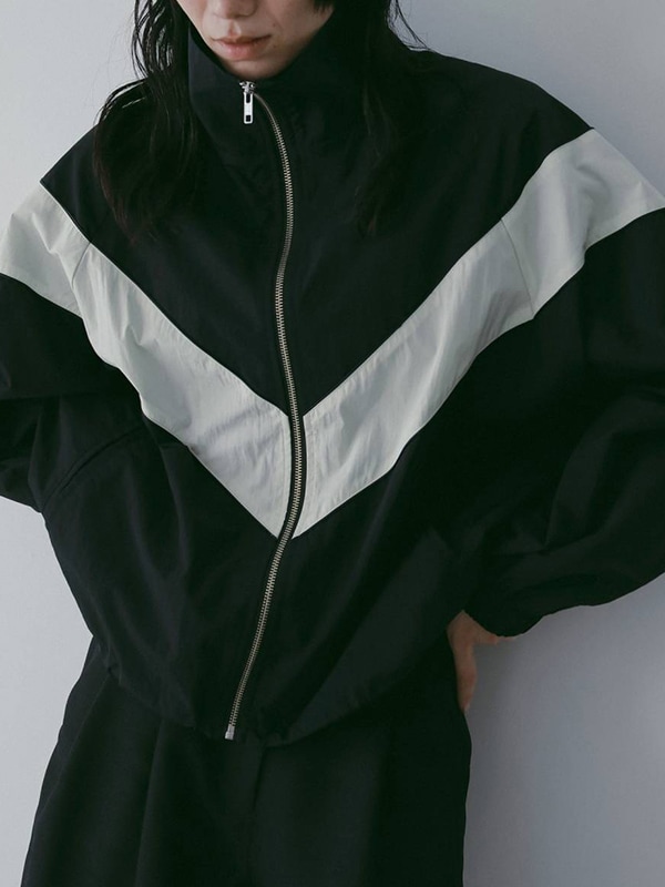 再入荷】anuke アンヌーク Nylon Track Blouzon 62610202 /キャンセル