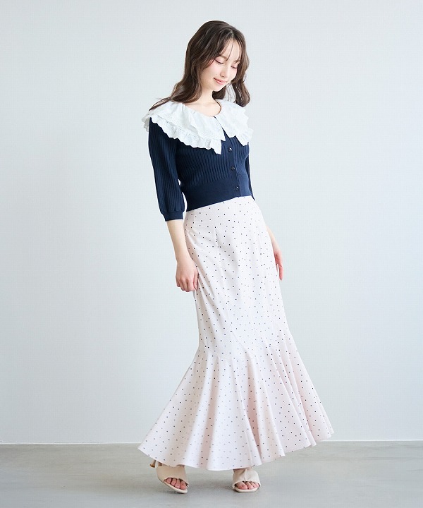 完売　新作　LILLIAN CARATビッグカラードッキングニット ビッグカラードッキングニット｜PETAL ONLINE（ペタルオンライン）