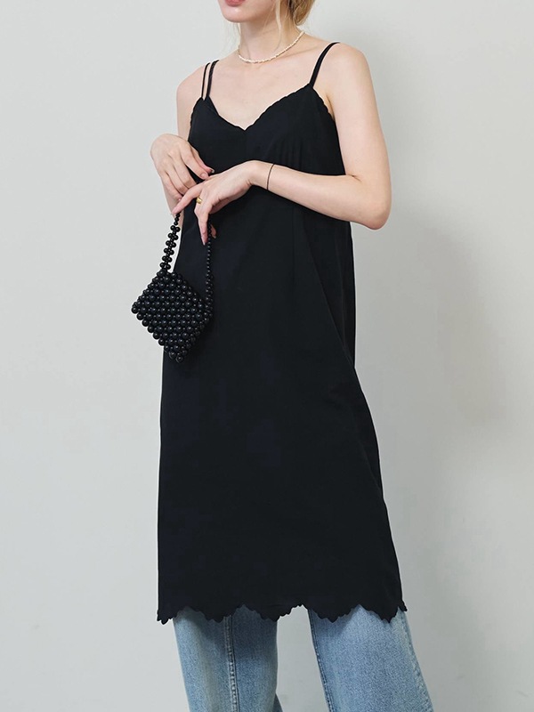 �ڴ��ָ���ݥ����5%��10/18(��)23:59�ޤǡۡ�ͽ���ʡ�TODAYFUL �ȥ��ǥ��ե�  Cotton Scallop Dress 12710304 4�����5��������ͽ�� /����󥻥������Բľ���
