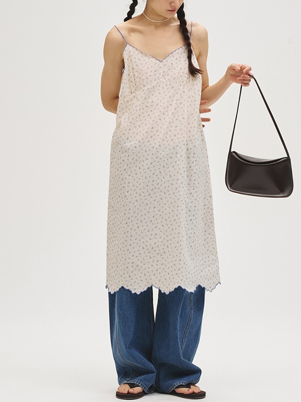 �ڴ��ָ���ݥ����5%��10/18(��)23:59�ޤǡۡ�ͽ���ʡ�TODAYFUL �ȥ��ǥ��ե�  Cotton Scallop Dress 12710304 4�����5��������ͽ�� /����󥻥������Բľ���