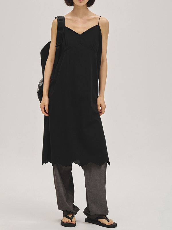 �ڴ��ָ���ݥ����5%��10/18(��)23:59�ޤǡۡ�ͽ���ʡ�TODAYFUL �ȥ��ǥ��ե�  Cotton Scallop Dress 12710304 4�����5��������ͽ�� /����󥻥������Բľ���