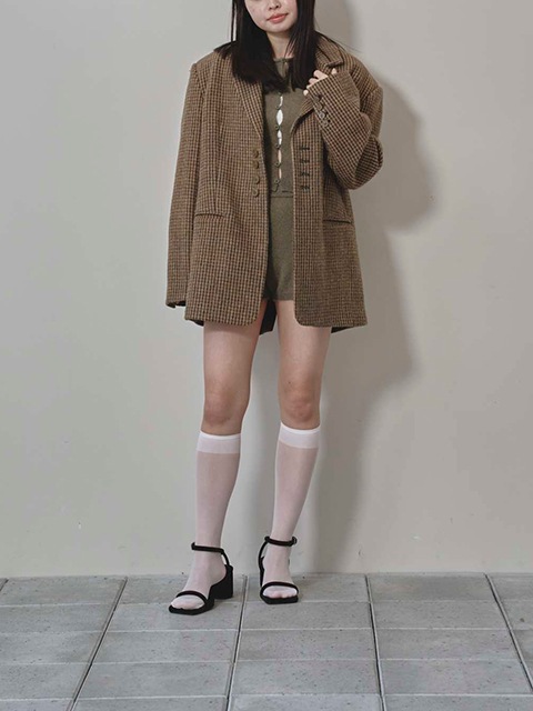 TODAYFUL �ȥ��ǥ��ե�  Wool100% Check Jacket 12420109  /����󥻥������Բľ��ʡ������ˤ�15���ޤ�¨��ȯ��(���˰ʳ�)��