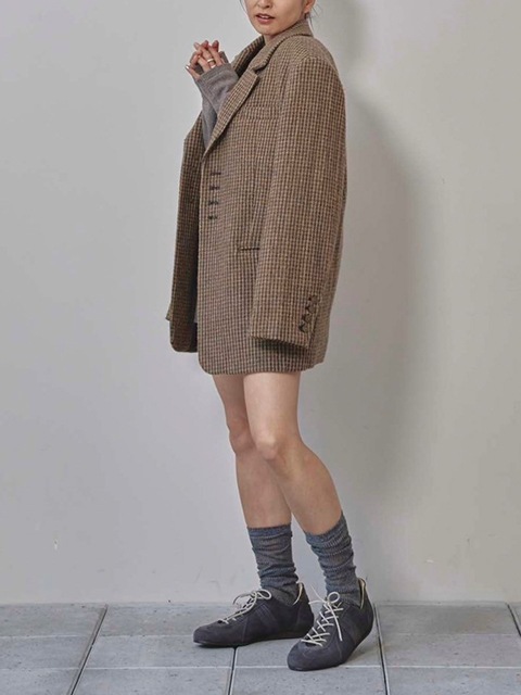 TODAYFUL �ȥ��ǥ��ե�  Wool100% Check Jacket 12420109  /����󥻥������Բľ��ʡ������ˤ�15���ޤ�¨��ȯ��(���˰ʳ�)��