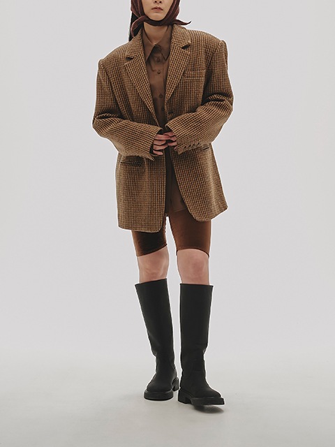 TODAYFUL �ȥ��ǥ��ե�  Wool100% Check Jacket 12420109  /����󥻥������Բľ��ʡ������ˤ�15���ޤ�¨��ȯ��(���˰ʳ�)��