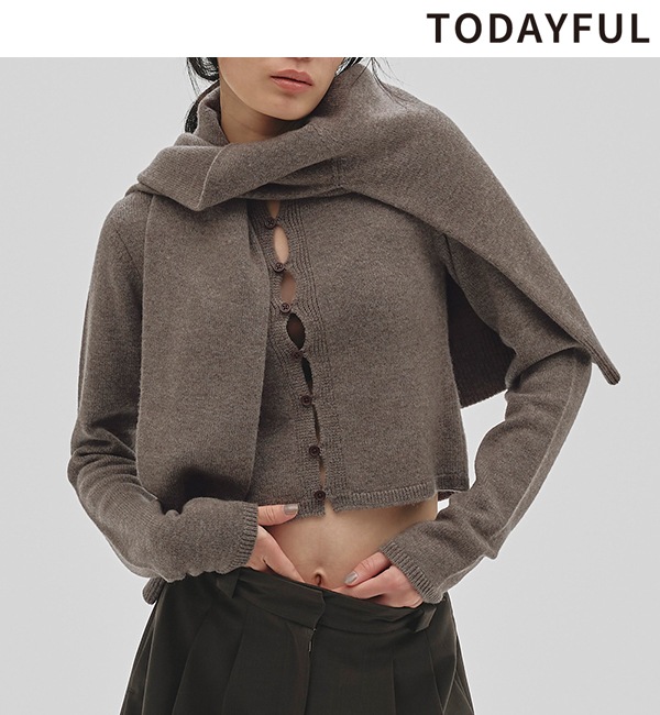 パ*読様 todayful Cashmere Compact Cardigan SOLD OUT】TODAYFUL トゥデイフル Cashmere Compact Cardigan 12520509