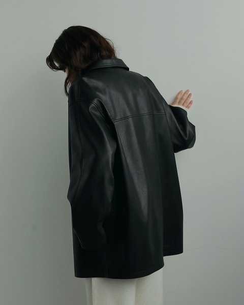 anuke アンヌーク Ecoleather Over Jacket 62520105 /キャンセル