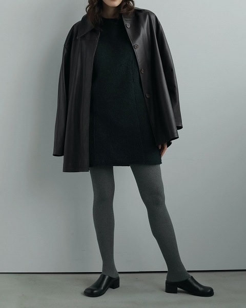 anuke アンヌーク Ecoleather Over Jacket 62520105 /キャンセル