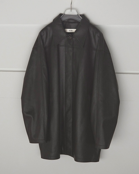 【 anuke 】 Ecoleather Over Jacket anuke アンヌーク Ecoleather Over Jacket 62520105 /キャンセル