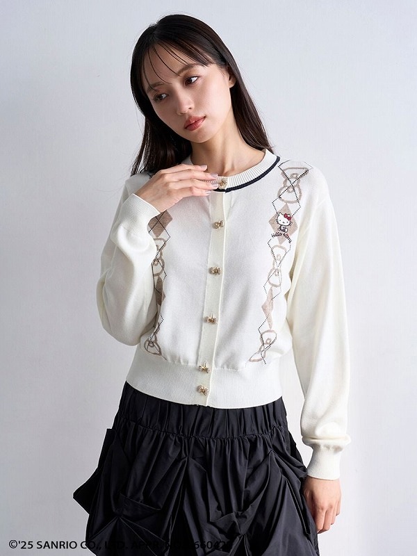 期間限定10%OFF】SNIDEL スナイデル 【HELLO KITTY】アーガイル