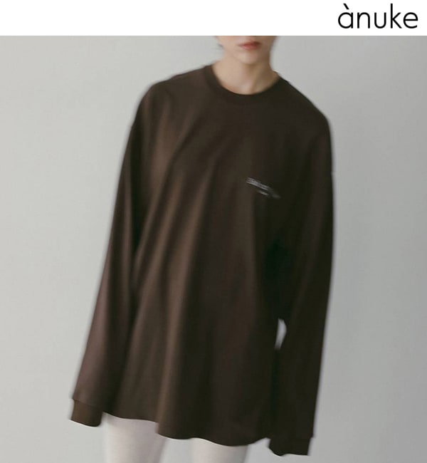 �ں����١�anuke ����̡���  Logo Long T-Shirts 62610623   ����󥻥������Բľ��� �������ˤ�15���ޤ�¨��ȯ��(���˰ʳ�)�� 
