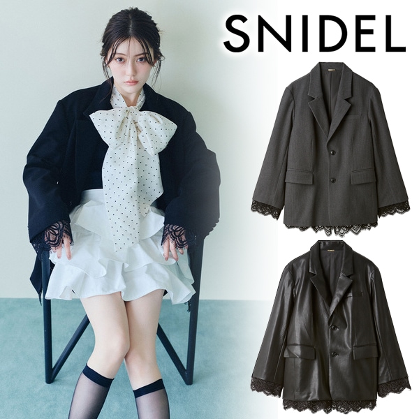 �ڴ��ָ���10%OFF��SNIDEL ���ʥ��ǥ� �졼���쥤�䡼�ɥ��㥱�å� SWFJ264209 /����󥻥������Բľ��ʡ������ˤ�15���ޤ�¨��ȯ��(���˰ʳ�)��