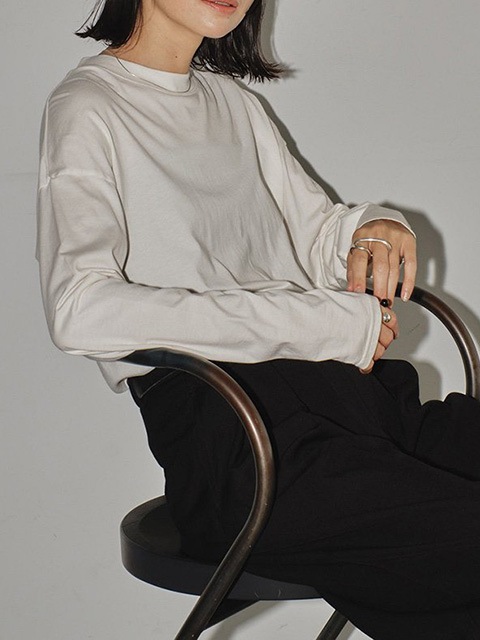 TODAYFUL �ȥ��ǥ��ե�  Cottonsilk Useful Long T-shirts 12510621  /����󥻥������Բľ��ʡ������ˤ�15���ޤ�¨��ȯ��(���˰ʳ�)��