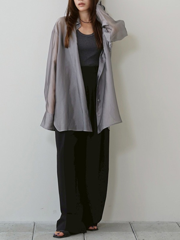 ��ͽ���ʡ�TODAYFUL �ȥ��ǥ��ե�  Chambray Silky Shirts 12610427 4����5�������ͽ�� /����󥻥������Բľ���