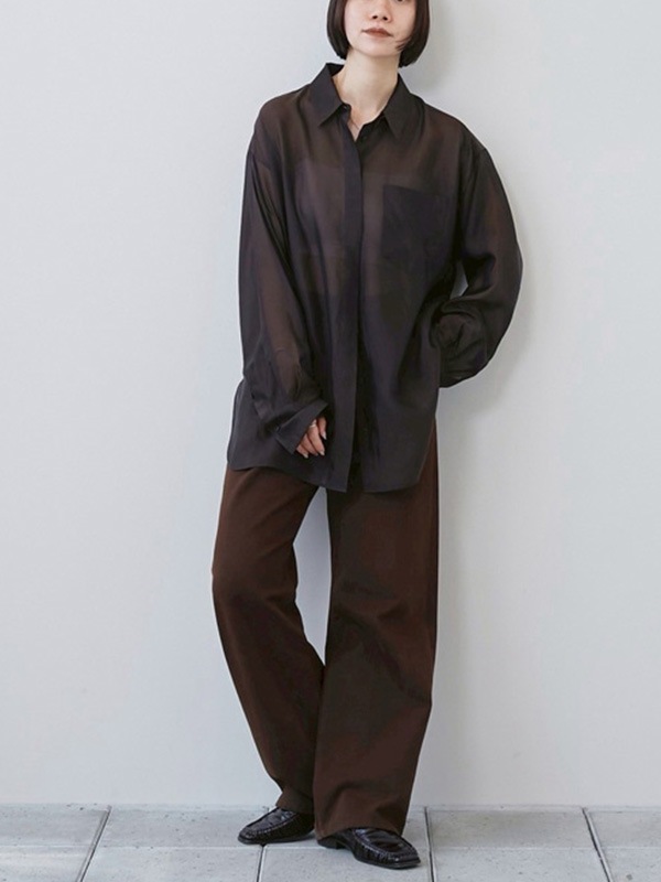 ��ͽ���ʡ�TODAYFUL �ȥ��ǥ��ե�  Chambray Silky Shirts 12610427 4����5�������ͽ�� /����󥻥������Բľ���