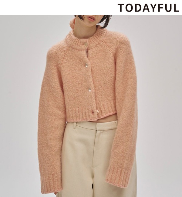 ��SALE20%OFF��TODAYFUL �ȥ��ǥ��ե�  Brashed Knit Cardigan 12520530 /����󥻥������Բľ��ʡ������ˤ�15���ޤ�¨��ȯ��(���˰ʳ�)��