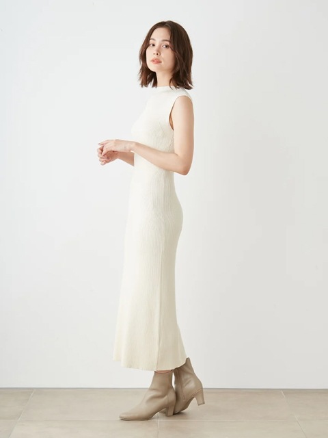 期間限定11%OFF】SNIDEL スナイデル チュールセットニットワンピース  