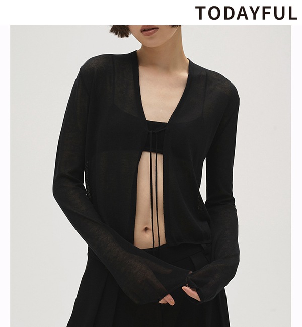 ��ͽ���ʡ�TODAYFUL �ȥ��ǥ��ե�  Compact Sheer Knitcardigan 12610515 4����5�������ͽ�� /����󥻥������Բľ���
