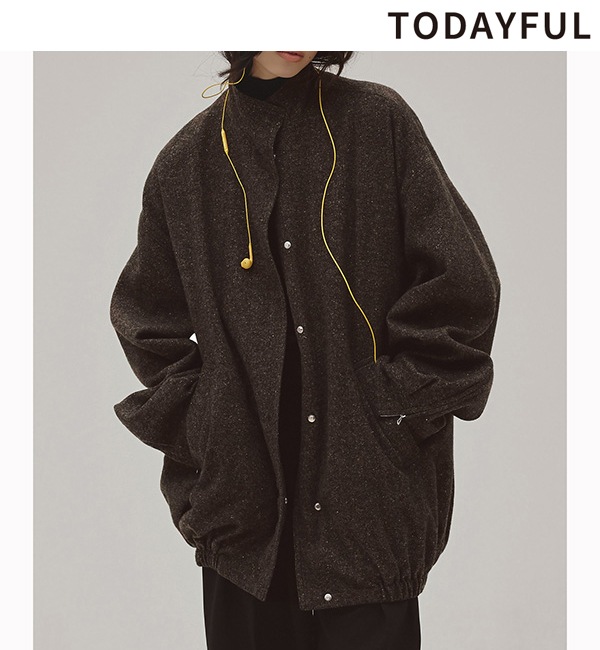 ��ͽ���ʡ�TODAYFUL �ȥ��ǥ��ե�  Silknep Tweed Blouson 12620203 9�����10��������ͽ�� /����󥻥������Բľ���