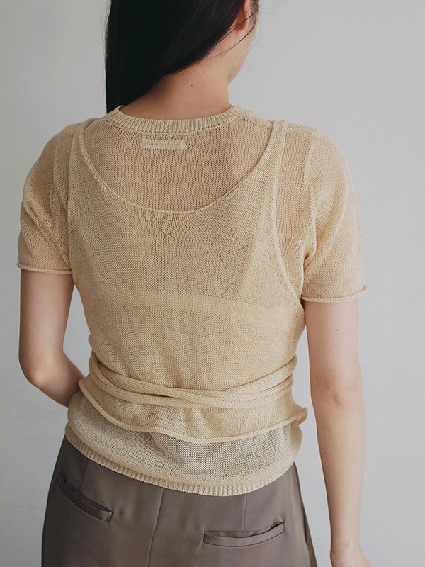 ��SOLD OUT��anuke ����̡���  Wrapcami Layered Knit 62620503 /����󥻥������Բľ��ʡ������ˤ�15���ޤ�¨��ȯ��(���˰ʳ�)��