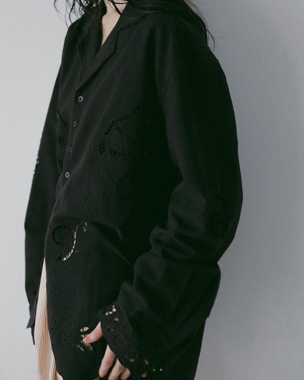��5���ָ���10%OFF 5/18(��)�ޤǡۡ��ɲ���������ۡ�ͽ���ʡ�anuke ����̡���  Cutwork Opencollar Shirts 62610418 9����9��������ͽ�� /����󥻥������Բľ��� 