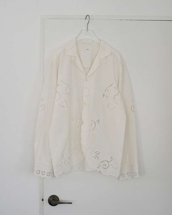 ��5���ָ���10%OFF 5/18(��)�ޤǡۡ��ɲ���������ۡ�ͽ���ʡ�anuke ����̡���  Cutwork Opencollar Shirts 62610418 9����9��������ͽ�� /����󥻥������Բľ��� 
