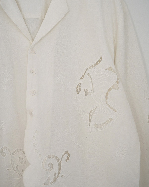 追加生産決定】【予約商品】anuke アンヌーク Cutwork Opencollar