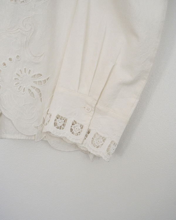 ��5���ָ���10%OFF 5/18(��)�ޤǡۡ��ɲ���������ۡ�ͽ���ʡ�anuke ����̡���  Cutwork Opencollar Shirts 62610418 9����9��������ͽ�� /����󥻥������Բľ��� 