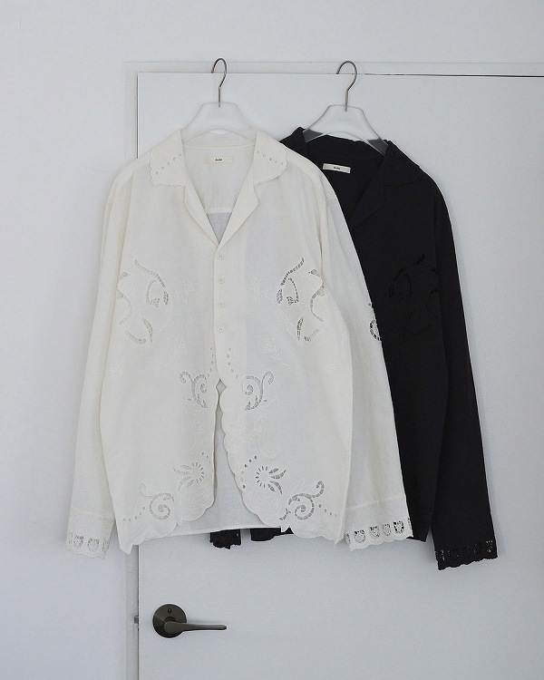 ��5���ָ���10%OFF 5/18(��)�ޤǡۡ��ɲ���������ۡ�ͽ���ʡ�anuke ����̡���  Cutwork Opencollar Shirts 62610418 9����9��������ͽ�� /����󥻥������Բľ��� 