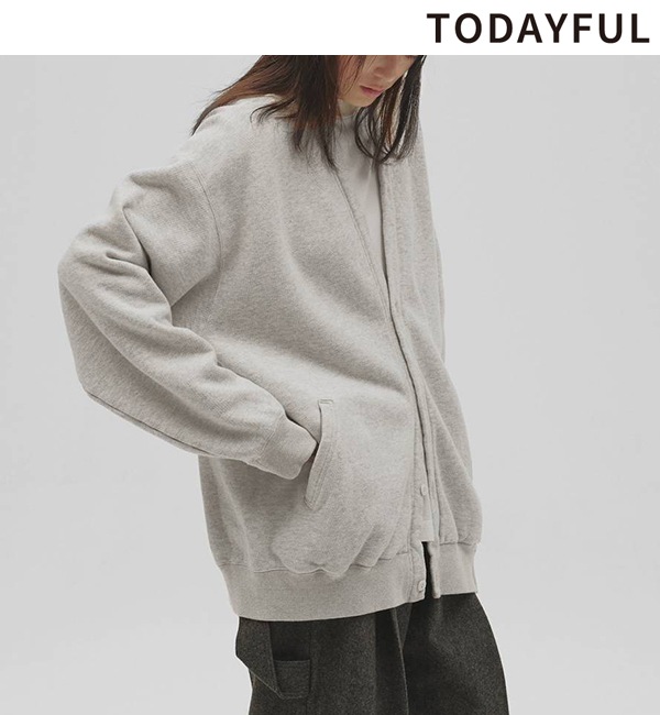 ��ͽ���ʡ�TODAYFUL �ȥ��ǥ��ե�  Cotton Brushed Cardigan 12620609 10�����11�������ͽ�� /����󥻥������Բľ���