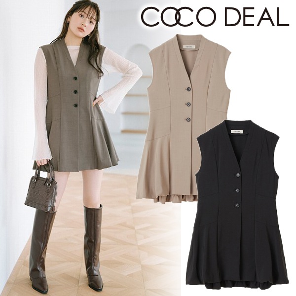 COCO DEAL ココディール T/Rペプラムジャケット 今季 T/Rペプラムジャケット｜PETAL ONLINE（ペタルオンライン）