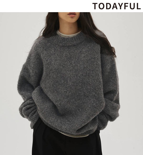 ��SALE30%OFF��TODAYFUL �ȥ��ǥ��ե�  Brushed Over Knit 12520532  /����󥻥������Բľ��� �������ˤ�15���ޤ�¨��ȯ��(���˰ʳ�)��