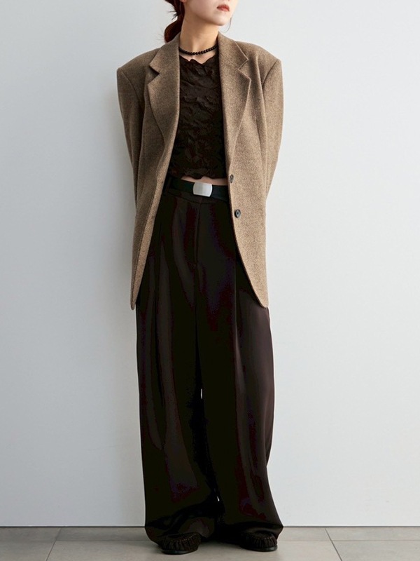 anuke ����̡���  Twill Satin Pants 62620708  /����󥻥������Բľ��ʡ������ˤ�15���ޤ�¨��ȯ��(���˰ʳ�)��