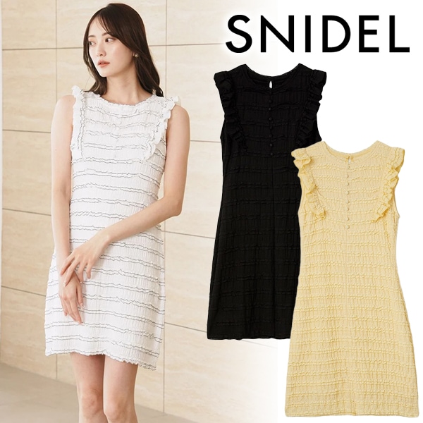 SALE50%OFF】SNIDEL スナイデル カットレースミニワンピース