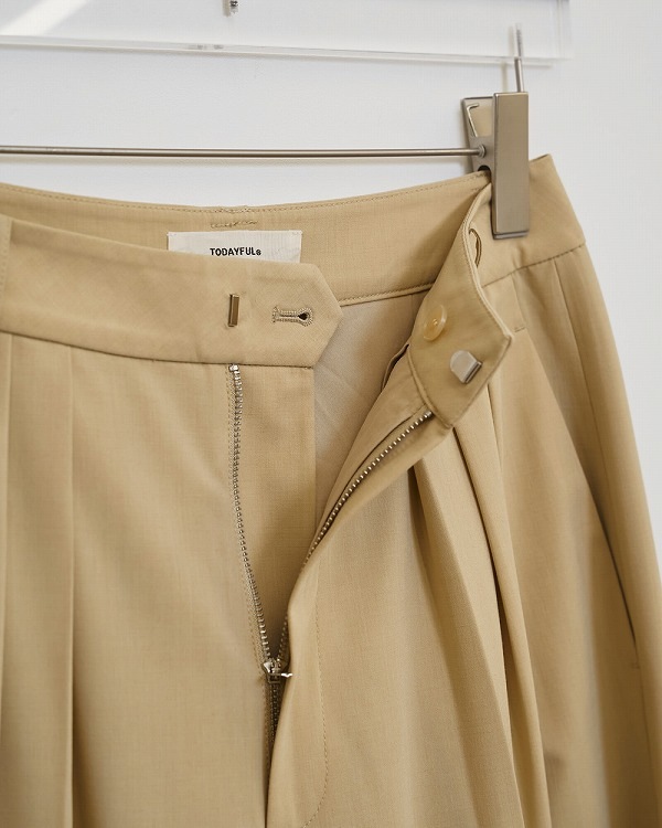 ��ͽ���ʡ�TODAYFUL �ȥ��ǥ��ե�  Dry Touch Tuck Trousers 12610705 4����5�������ͽ�� /����󥻥������Բľ���