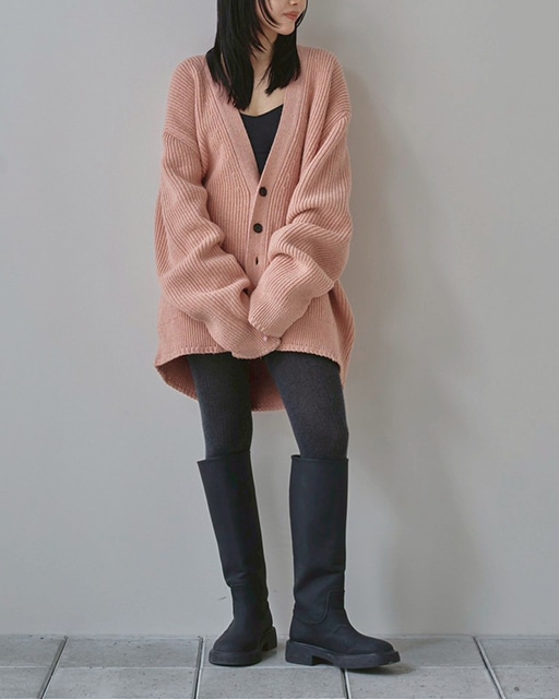 【ご予約会開催中】Wool Ribknit Cardigan - PINK BEIGE (12520519) Todayful(トゥデイフル) 予約商品】TODAYFUL トゥデイフル Wool Ribknit Cardigan