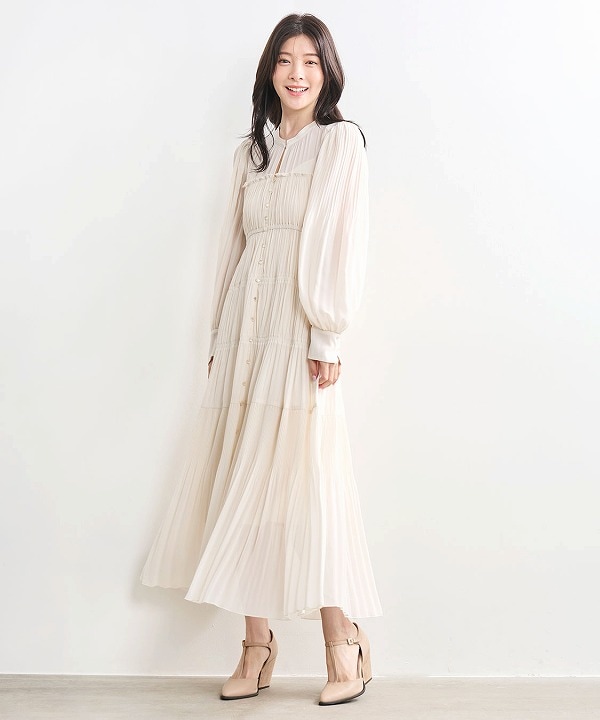 【COCO DEAL ココディール】新品！ギャザードロストティアードワンピース 追加入荷決定】【予約商品】COCODEAL ココディール ギャザード