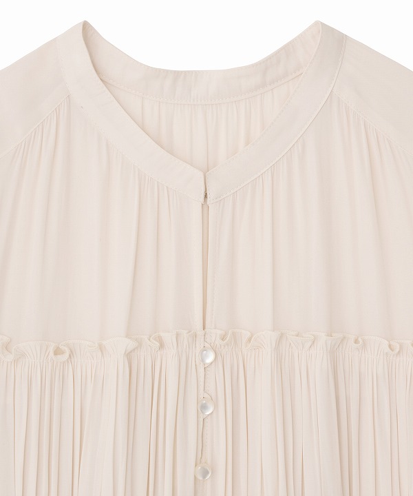 【新品】ココディール　ギャザードロストティアードワンピース COCODEAL ココディール ギャザードロストティアードワンピース