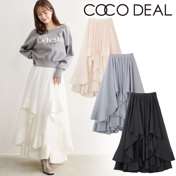 SOLD OUT】【即日発送】COCODEAL ココディール ウェーブフレア