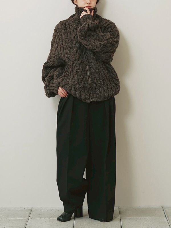��ͽ���ʡ�TODAYFUL �ȥ��ǥ��ե�  Bonding Wide Trousers 12620702 9����10�������ͽ�� /����󥻥������Բľ���