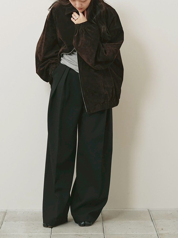 ��ͽ���ʡ�TODAYFUL �ȥ��ǥ��ե�  Bonding Wide Trousers 12620702 9����10�������ͽ�� /����󥻥������Բľ���