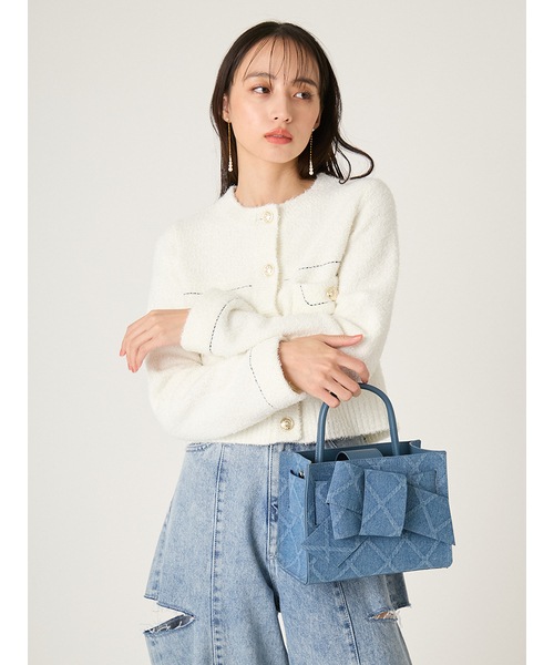 期間限定15%OFF】FRAY I.D フレイアイディー 【ルエル】デニムリボン
