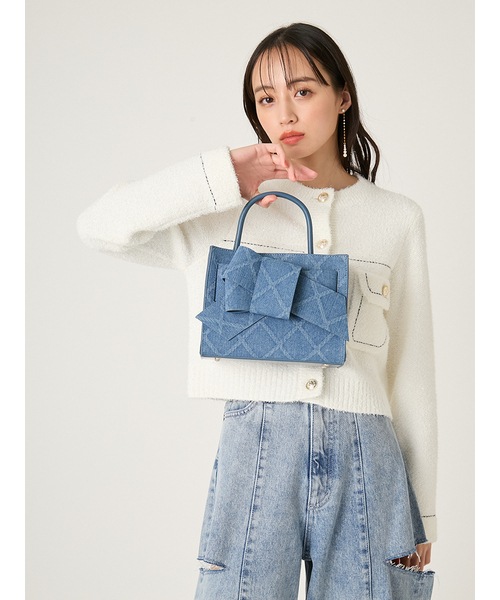 期間限定15%OFF】FRAY I.D フレイアイディー 【ルエル】デニムリボン