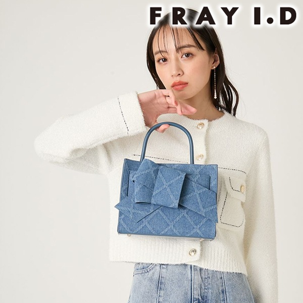 期間限定15%OFF】FRAY I.D フレイアイディー 【ルエル】デニムリボン